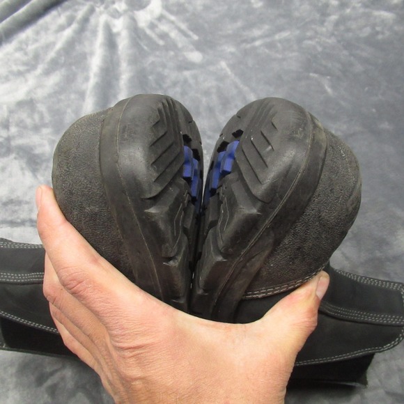 Rivers Work Boots Mens 10 Black Leather Pull‎ On Chelsea Style Steel Toe Safety main image 9